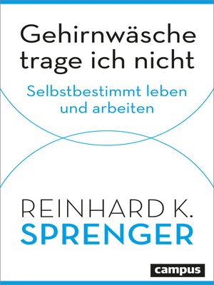 cover image of Gehirnwäsche trage ich nicht